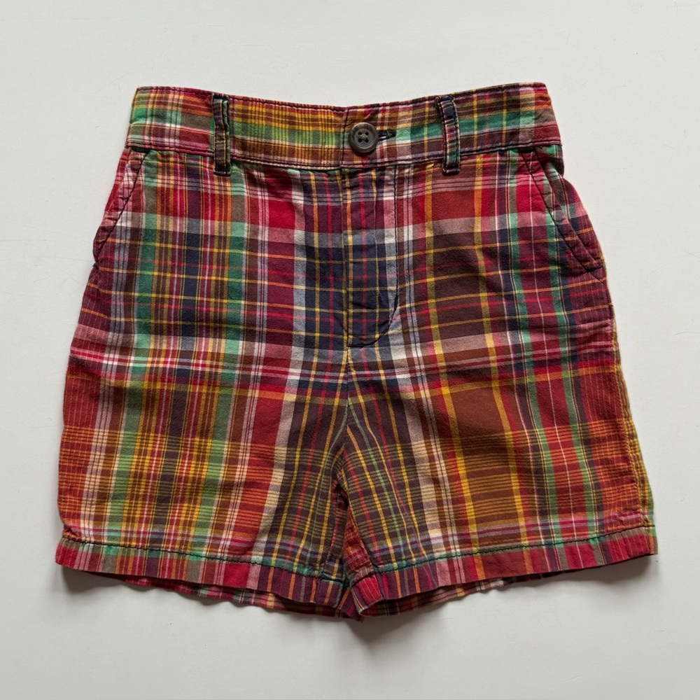 Polo by Ralph Lauren Baby Boys Colorful Plaid Shorts - Size 12M